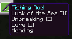 Best minecraft fishing rod enchantments