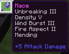 Best minecraft mace enchantments