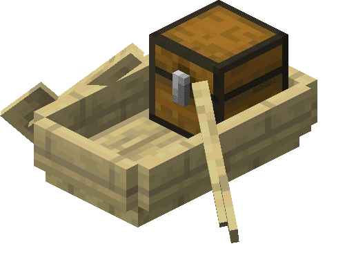 Березовий човен зі скринею image