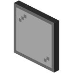 Black Stained Glass Pane