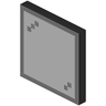 Black Stained Glass Pane image