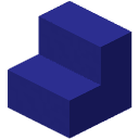 Blue Concrete Stairs