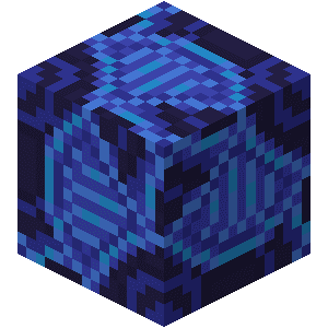 Terre cuite émaillée bleue