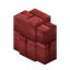 Muret de briques de cinabre