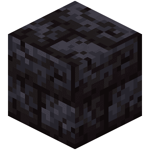 Ladrillos de piedra negra pulida rotos