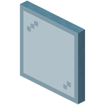 Cyan Stained Glass Pane