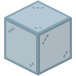 Cyan farget glass