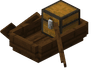 Dark Oak Boat with Chest image