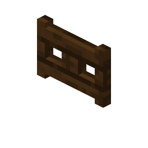 Hegnslåge af mørkt egetræ image