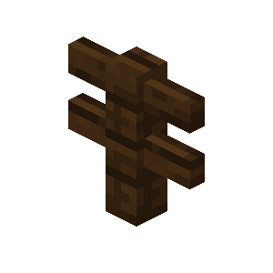 Hegn af mørkt egetræ image