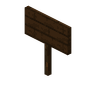 Dark Oak Sign image