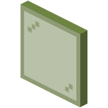 Green Stained Glass Pane