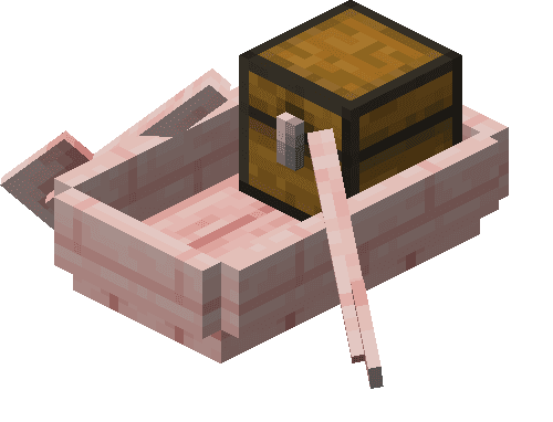 Вишневий човен зі скринею image