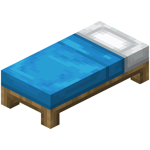Lit bleu ciel