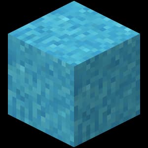 Lyseblåt betonpulver image