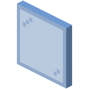 Lyseblå mosaikrude image