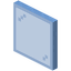 Vitre bleu clair