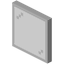 Vitre gris clair