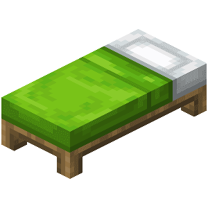 Limegrøn seng image