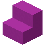 Magenta Concrete Stairs