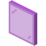 Magenta Stained Glass Pane