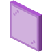 Magenta farget glassrute