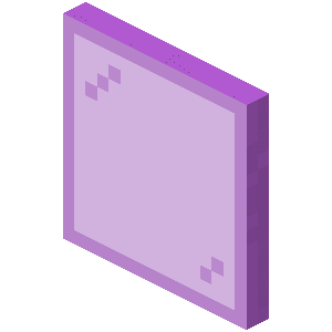Magenta Glasscheibe