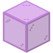 Magenta farget glass
