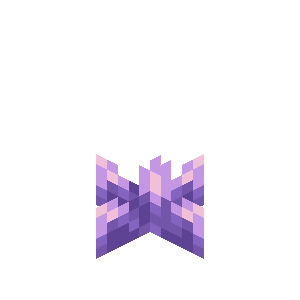 Medium ametystknop image