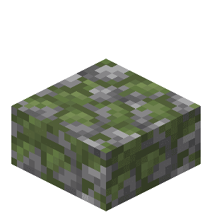 Mossy Cobblestone Slab