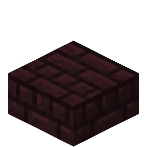 Laje de Tijolos do Nether
