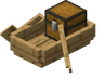 Oak Boat with Chest image