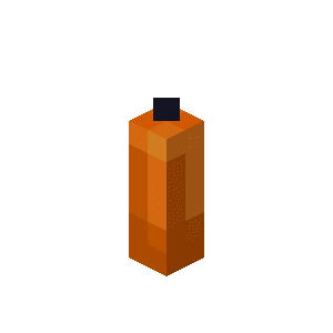 Oranžová svíčka