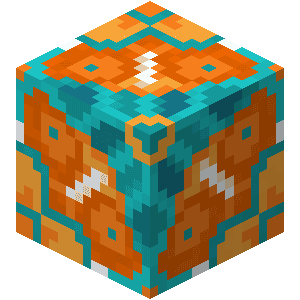 Terre cuite émaillée orange