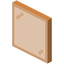 Panel de cristal tintado de naranja