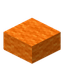 Losa de lana naranja