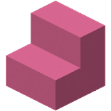 Pink Concrete Stairs