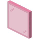 Pink Stained Glass Pane