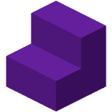 Purple Concrete Stairs