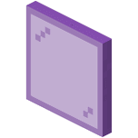 Purple Stained Glass Pane