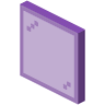 Purple Stained Glass Pane image