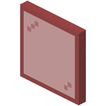 Red Stained Glass Pane
