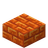 Schodík zo živicových tehál