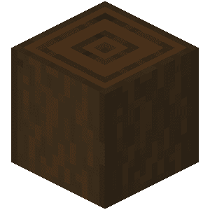 Afbarket kævle af mørkt egetræ image