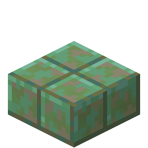 Waxed Weathered Cut Copper Slab