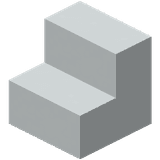 White Concrete Stairs