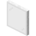 White Stained Glass Pane