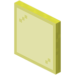 Yellow Stained Glass Pane