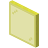 Yellow Stained Glass Pane image