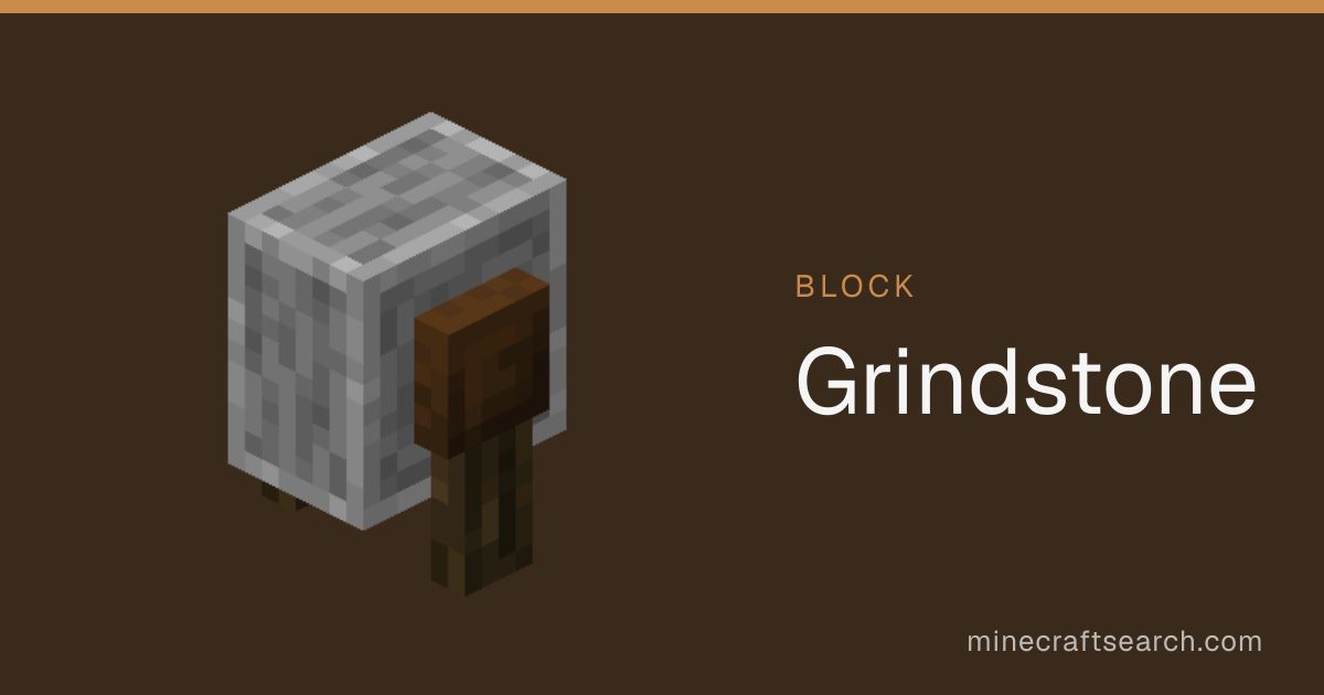 Grindstone in Minecraft: Crafting Recipe & Uses